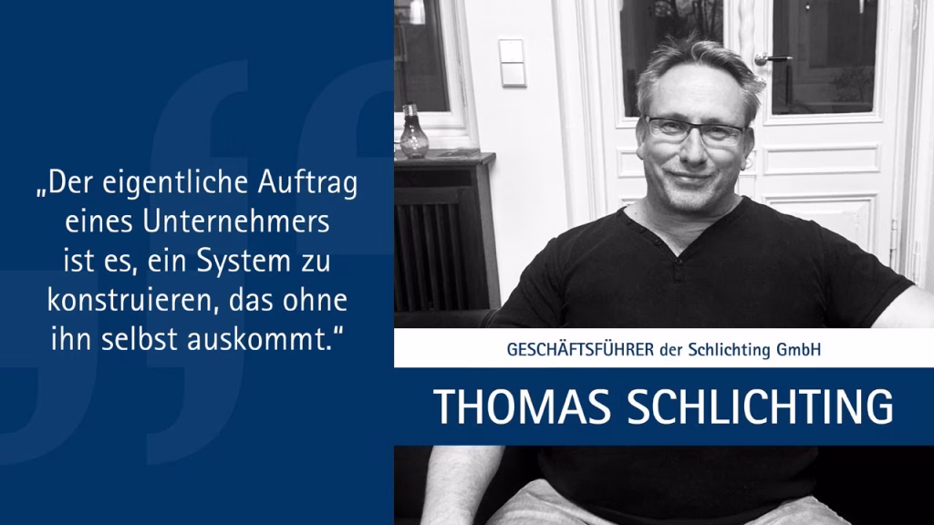 Unternehmer(Zukunfts)Talk - EIN UNTERNEHMEN KONSTRUIEREN - Thomas Schlichting
