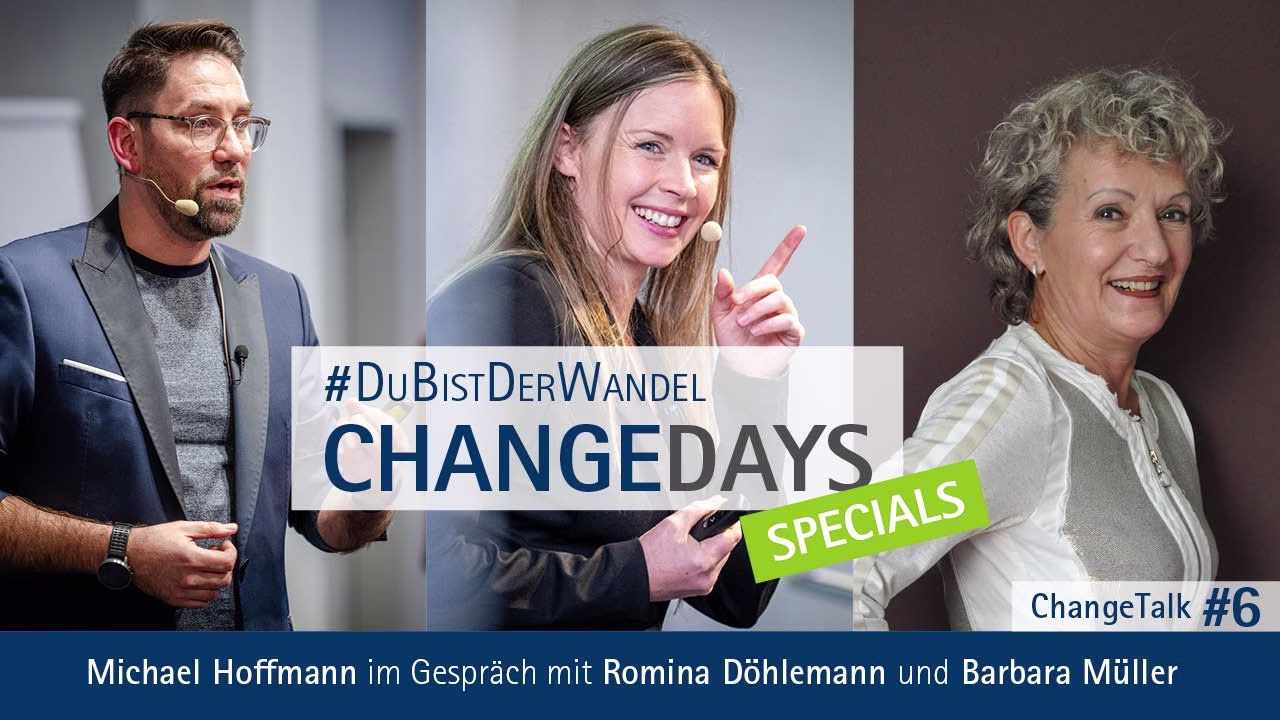 ChangeTalk #6 - Barbara Müller und Romina Döhlemann im Change-Talk über Mitarbeitermotivation und Burnout-Prävention